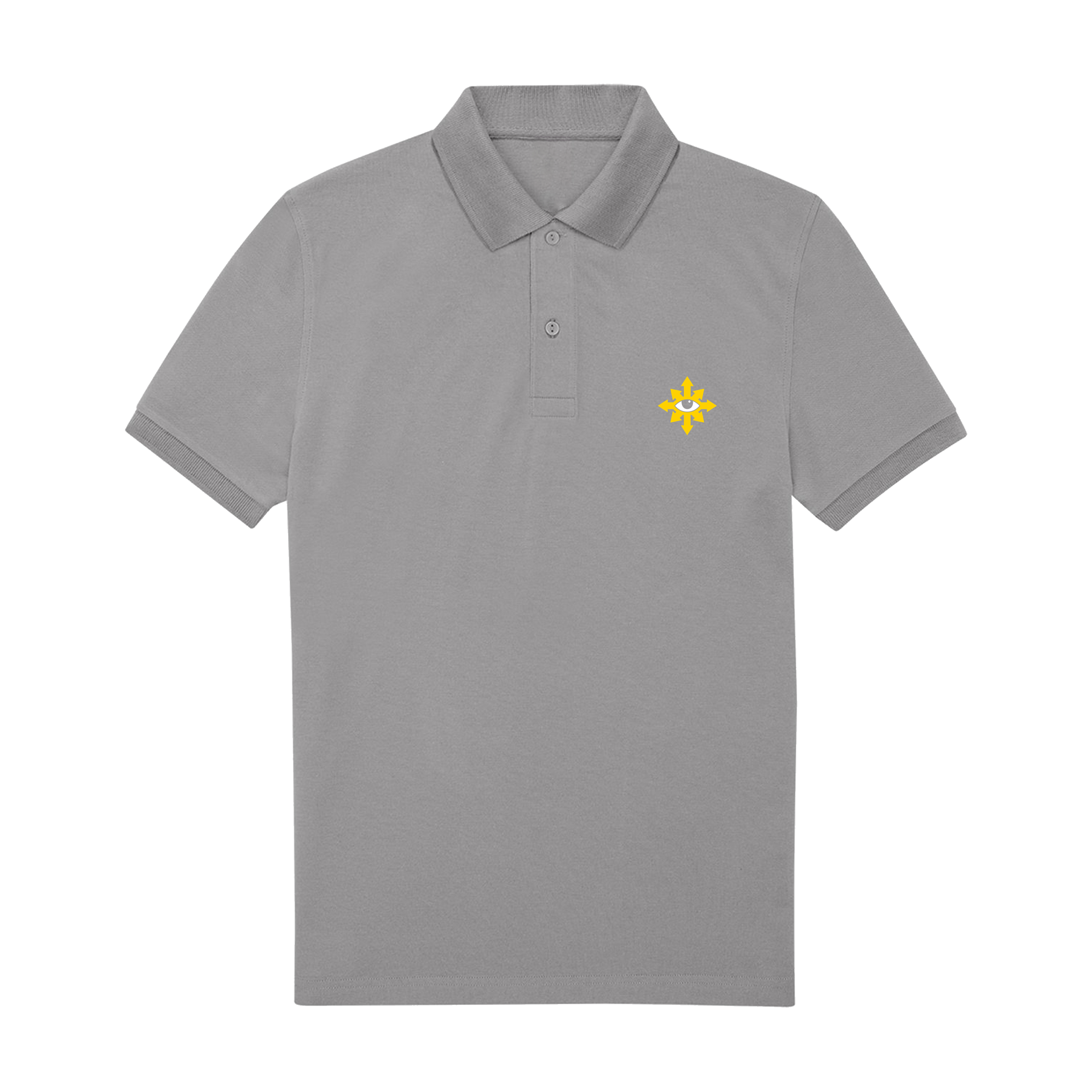 Sport Grey Polo Shirt Front
